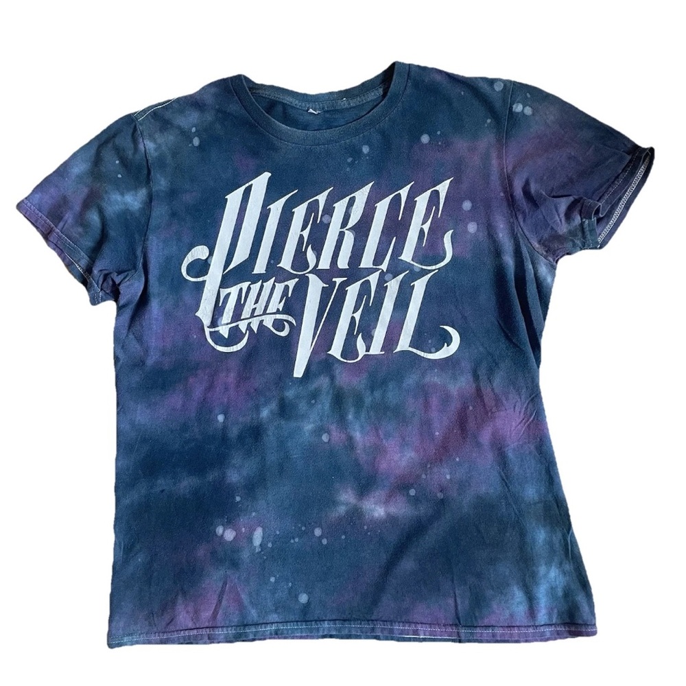 Pierce The Veil T-Shirt Y2K Band Large Collide with the Sky PTV Music Tour Emo